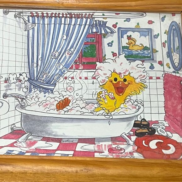 Vintage Suzy Spafford print and frame‎ -1980's - Picture 5 of 6